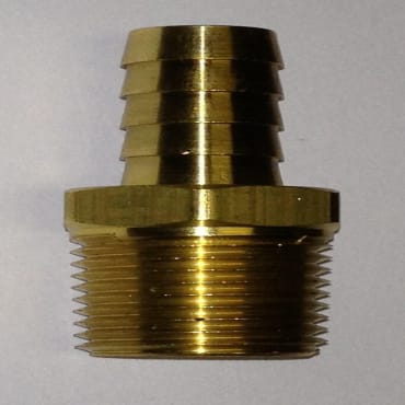 Brass Hose Barb (hose barb x male pipe thread)